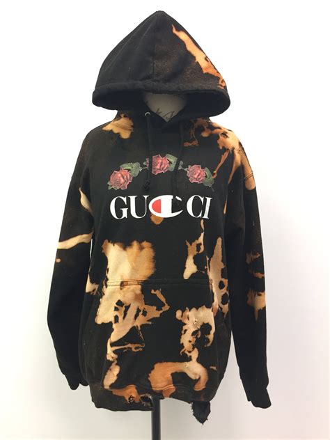 gucci vintage hoodie replica|gucci x champion hoodie real.